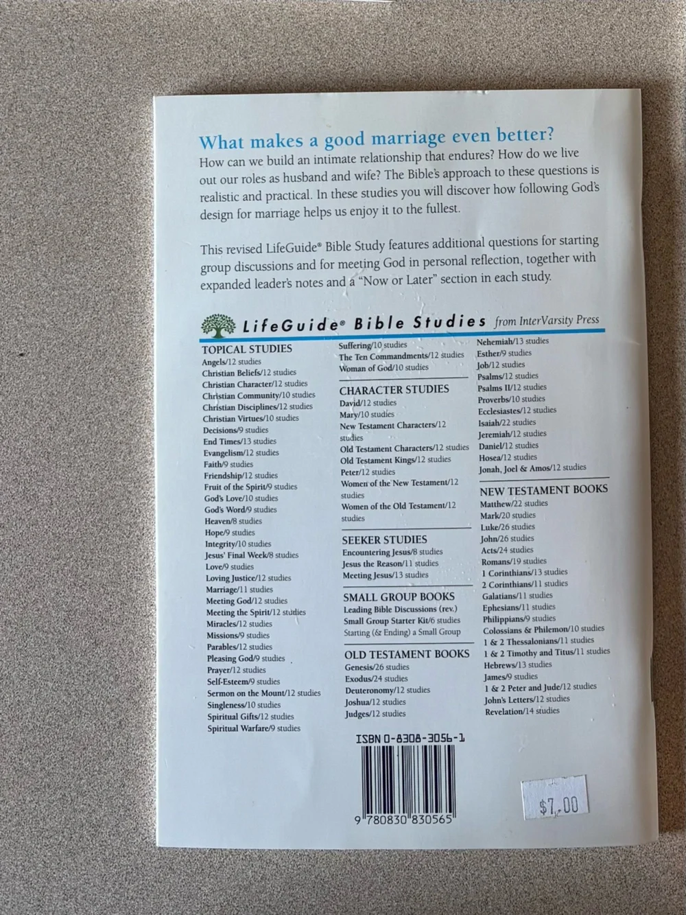 Marriage: God's Design for Intimacy — Study (Green Daisy Cover)